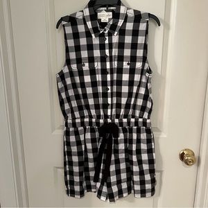 Brooke street Kate Spade Gingham Romper